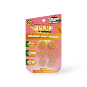 7Pure 7- Hydroxy Chewable Tablets Orange Dreamsicle 200mg