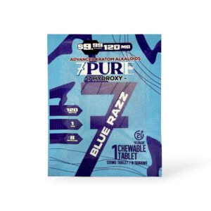 7Pure 7- Hydroxy Chewable Tablets Blue Razz 120mg