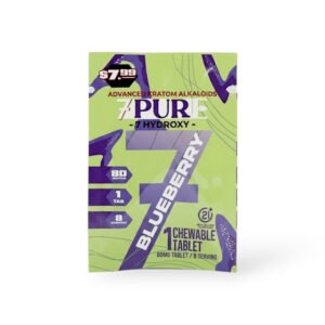 7Pure 7- Hydroxy Chewable Tablets Blueberry 80mg