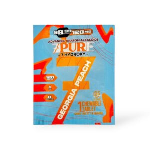 7Pure 7- Hydroxy Chewable Tablets Georgia Peach 120mg