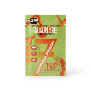 7Pure 7- Hydroxy Chewable Tablets Georgia Peach 80mg