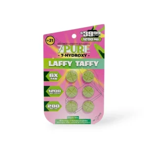 7Pure 7- Hydroxy Chewable Tablets Laffy Taffy 200mg