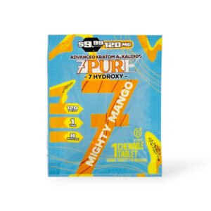 7Pure 7- Hydroxy Chewable Tablets Mighty Mango 120mg