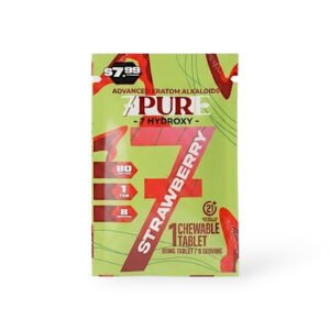 7Pure 7- Hydroxy Chewable Tablets Strawberry 80mg