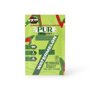 7Pure 7- Hydroxy Chewable Tablets Watermelon 80mg